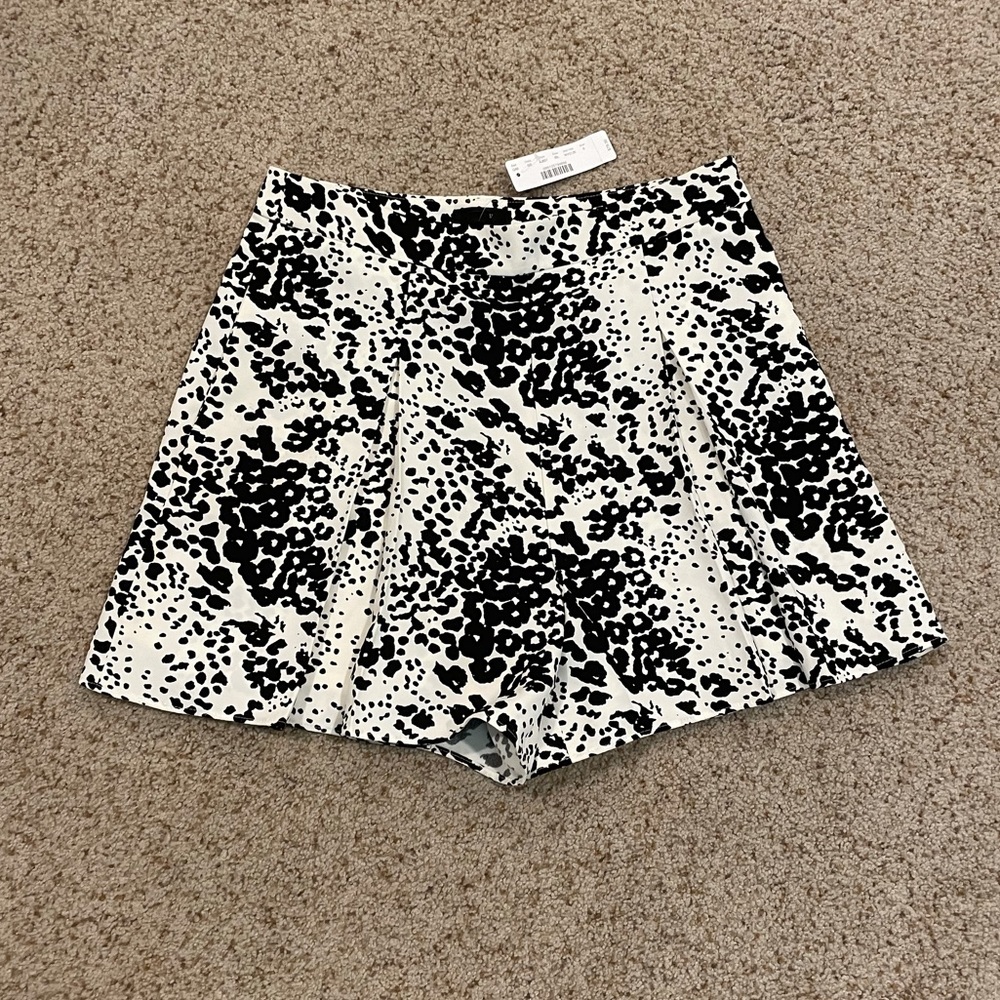 NWT J. Crew animal print skort